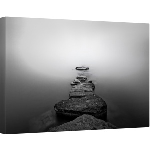 Tablou canvas - Pietrele, Elvetia, Ceata, Pietre, Usor, Lacul Leman, 60 x 90 cm