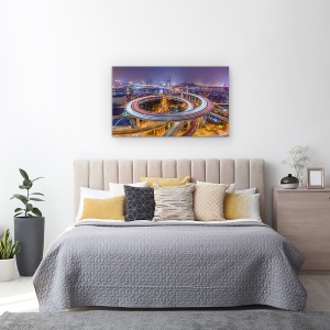 Tablou canvas - Podul Nanpu, China, Shanghai, Peisaj, Urban, Arhitectura, 50 x 80 cm - Img 3
