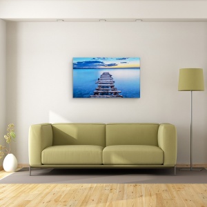 Tablou canvas - Ponton, Peisaj Marin, Zadar, Croatia, 50 x 80 cm - Img 2