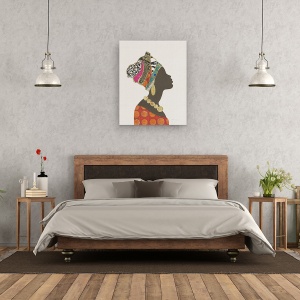 Tablou canvas - Portret Femeie Africana 1, 60 x 80 cm - Img 3