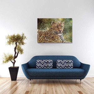 Tablou Canvas - Portretul Leopardului, 75 x 100 cm - Img 2