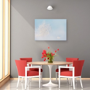 Tablou canvas - Poveste De Dragoste In Timpul Iernii, Salbatic, Natura, Animale, 80 x 120 cm - Img 4