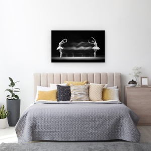 Tablou canvas - Poza Dubla, Balerina, Balet, Dansatoare, 50 x 80 cm - Img 3