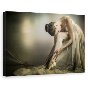 Tablou canvas - Pregatirea Pentru Dans, Portret, Balet, 60 x 90 cm