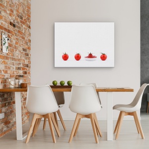 Tablou canvas - Produs, Rosii, Legume, Bucatarie, Ketchup, Natura Moarta, 50 x 70 cm - Img 4