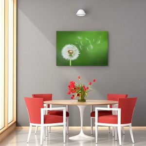 Tablou decorativ canvas cu puf de păpădie