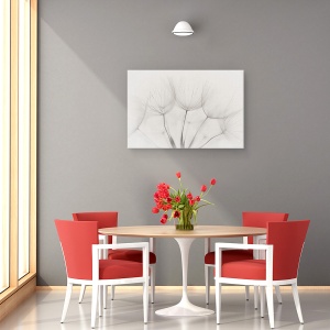 Tablou canvas - Punct, Smoc Pufos, Punct, Papadie, Floare, 40 x 60 cm - Img 4