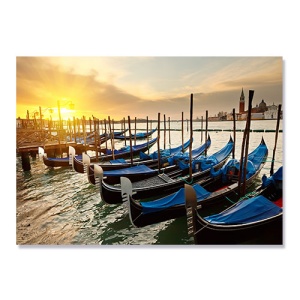 Tablou Canvas - Rasarit de soare in Venetia, 75 x 100 cm