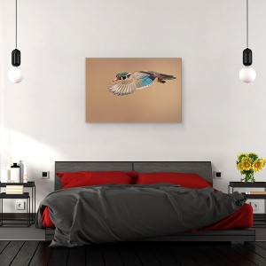 Tablou canvas - Rata De Lemn, Pasare, Zbor, 60 x 90 cm - Img 3