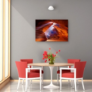 Tablou canvas - Raza de lumina, Peisaj, Canion, Lumina, Nisip, 80 x 120 cm - Img 4