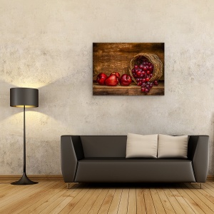 Tablou canvas - Rosu, 60 x 80 cm - Img 2