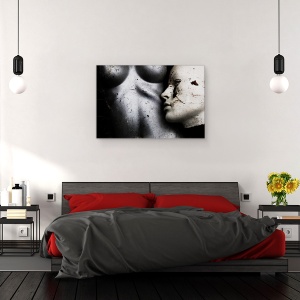 Tablou canvas - Rupt, Crapat, Rupt, Sfasiat, Uzat, Degradare, 60 x 90 cm - Img 3