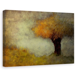 Tablou canvas - Salcie, Copac, Zona De Apa, Pictor, 40 x 60 cm