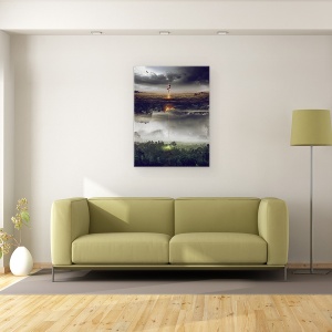 Tablou canvas - Salveaza Lumea, Persoana, Peisaj, Speranta, Jungla, 50 x 70 cm - Img 2