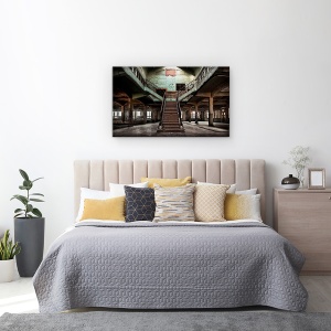 Tablou canvas - Scari Urbane, Belgia, Vechi, Abandonat, Uitat, Rupt, 50 x 80 cm - Img 3
