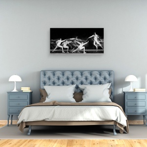 Tablou canvas - Scrima, Gard, Panorama, Sport, 50 x 100 cm - Img 3