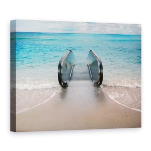 Tablou canvas - Scufundare, Ireal, Compozit, Plaja, Mare, Ocean, 60 x 80 cm