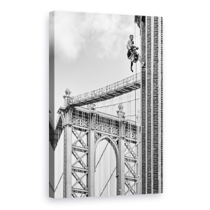Tablou canvas - Scurtatura Catre Brooklyn, Manhattan, Pod, Fereastra, Curatenie, 40 x 60 cm