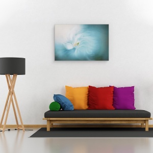 Tablou canvas - Senin, Moale, Turcoaz, Inflorire, 60 x 90 cm - Img 2