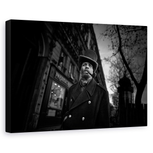 Tablou canvas - Sherlock Holmes, Teava, Palarie, Paris, Franta, 60 x 90 cm