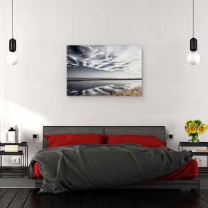 Tablou canvas - Solitaire, Plaja, Nori, Mare, Peisaj, Tarm, 60 x 90 cm - Img 3