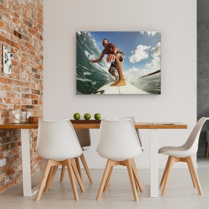 Tablou canvas - Surfer, Surf, Apa, Mare, Bord, 50 x 70 cm - Img 4