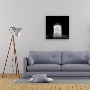 Tablou canvas - Taj Mahal, Arhitectura, Faimos, Reper, Poarta, Usa, 60 x 60 cm - Img 2