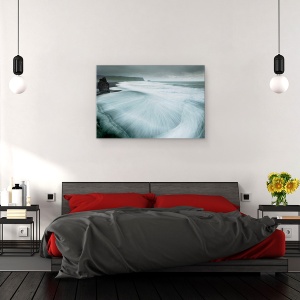 Tablou canvas - Tara Magica, Surf, Plaja, Islanda, Peisaj, 60 x 90 cm - Img 3