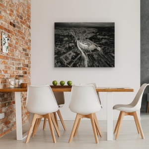 Tablou canvas - Toate Drumurile Duc La Roma, Colosseum, Aeriana, Italia, 50 x 70 cm - Img 4