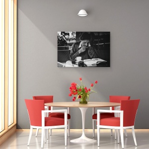 Tablou canvas - Toate Instrumentele De Citire, Cheie, Carte, Cafea, 40 x 60 cm - Img 4