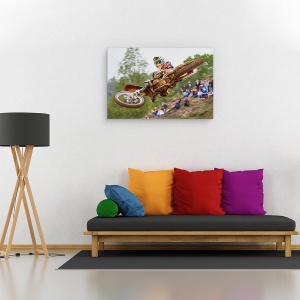 Tablou canvas - Tony Cairoli Look, Bici, Deschidere, 40 x 60 cm - Img 2
