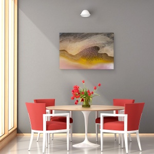 Tablou canvas - Traversarea Lacului Natron, Flamingo, Culoare, Inima, Pasari, 60 x 90 cm - Img 4