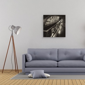 Tablou canvas - Ultimul Metrou, Franta, Paris, Gara, Tren, Metrou, 60 x 60 cm - Img 2
