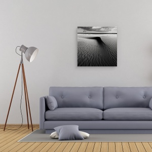 Tablou canvas - Umbrela Pe Plaja, Iwim, Olanda, Zebra, Dungi, 60 x 60 cm - Img 2