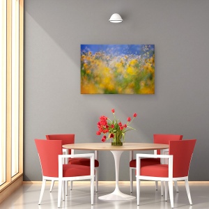 Tablou canvas - Un Tribut Adus Lui Monet, Vara, Flori, 40 x 60 cm - Img 4