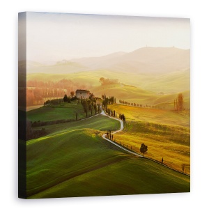 Tablou canvas - Val D'Orcia, Toscana, Italia, Pienza, 60 x 60 cm