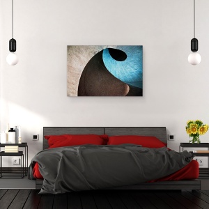 Tablou canvas - Val De Beton, Spiral, Casa Scarii, Abstract, Nautilus, 40 x 60 cm - Img 3