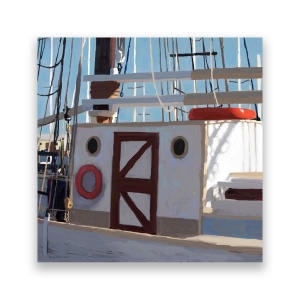 Tablou Canvas - Velier, Ocean, Bord, 60 x 60 cm