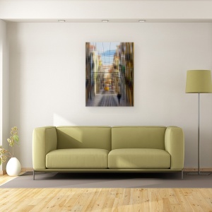 Tablou canvas - Vibratiile De La Lisabona, Lisabona, Oras, Portugalia, Tramvai, Strada, 60 x 80 cm - Img 2
