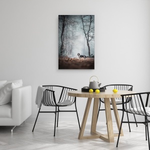 Tablou canvas - Vino Spre Lumina Lucrurilor Si Lasa Natura Sa Iti Fie Profesor, Caini, Animale, 60 x 90 cm - Img 4