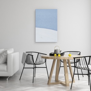 Tablou canvas - Vulpea Arctica In Svalbard, Spitsbergen, Alb, Moale, Rece, 40 x 60 cm - Img 4