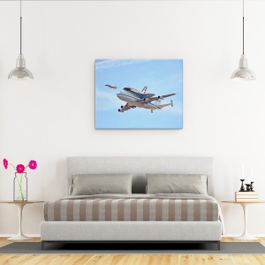 Tablou canvas - Zburand In Istorie, Actiune, Avion De Pasageri, Jet, 60 x 75 cm - Img 3
