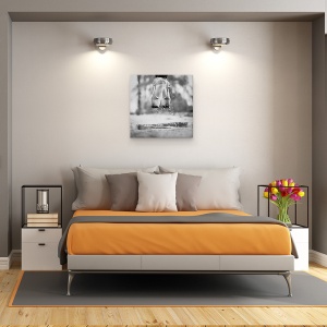 Tablou canvas - Ziua In Care Am Sarit In Balti, Dansatoare, Balerina, Zbor, 90 x 90 cm - Img 3