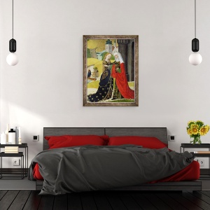 Tablou inramat - Absolon Stumme - Vizita de la Altarul Domului, 60 x 80 cm - Img 3