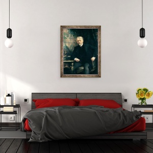Tablou inramat - Aime Nicolas Morot - Portretul lui Gustave Eiffel 1832-1923 1905, 60 x 80 cm - Img 3
