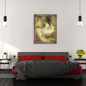 Tablou inramat - Albert Guillaume - La Reveille, 60 x 80 cm - Img 3