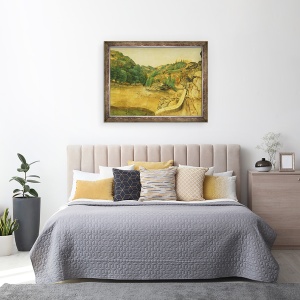 Tablou inramat - Albrecht Durer - Drumul in Alpi, 60 x 80 cm - Img 3