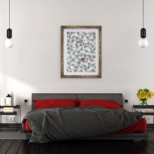 Tablou inramat - Alex Dunn - Hylas si nimfele, 60 x 80 cm - Img 3