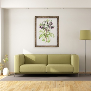 Tablou inramat - Alison Cooper - Helleborus Orientalis de Helen Ballard, 70 x 90 cm - Img 2