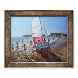 Tablou inramat - Andrew Macara - Barca cu panze, Palais Sur Mer, 70 x 85 cm
